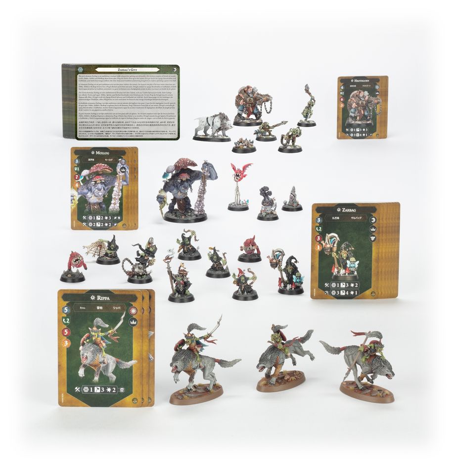 Destruction Warbands: Gitz and Goliaths
