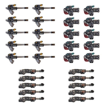 Heavy Weapons Upgrade Set - Volkite Culverins, Lascannons, and Autocannons