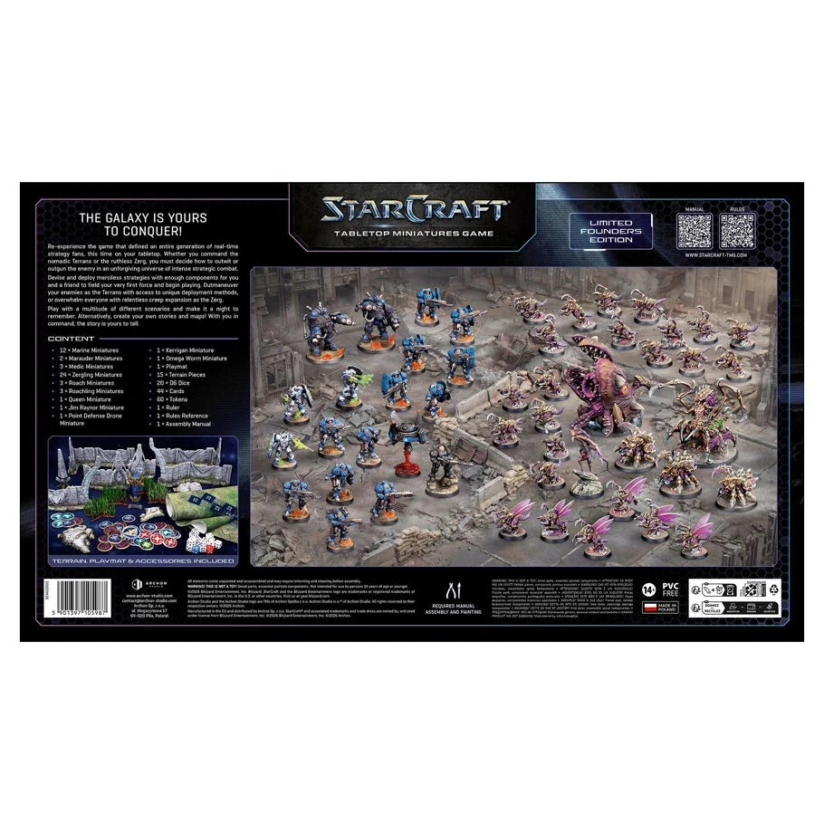 StarCraft: Tabletop Miniatures Game: 2 Player Starter Set: Founders Edition