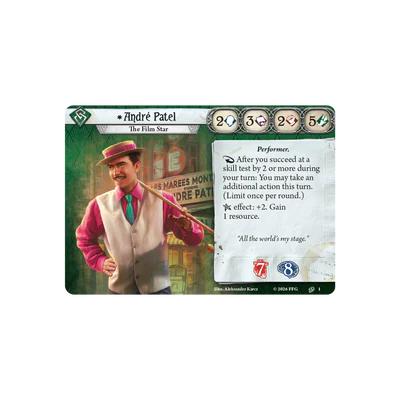 Arkham Horror: The Card Game - André Patel Investigator Deck