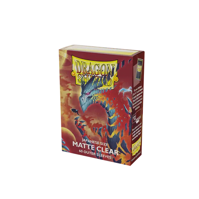 Dragon Shield  Sleeves: Japanese- Matte Outer  Sleeves- Clear 'Cosmere'