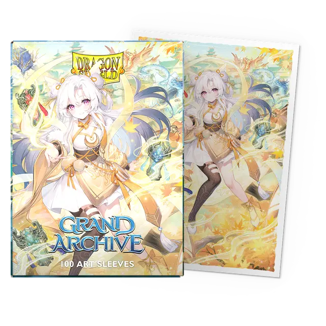 Dragon Shield  Sleeves: Standard- Matte 'Grand  Archive Guo Jia, Heaven's  Favored'