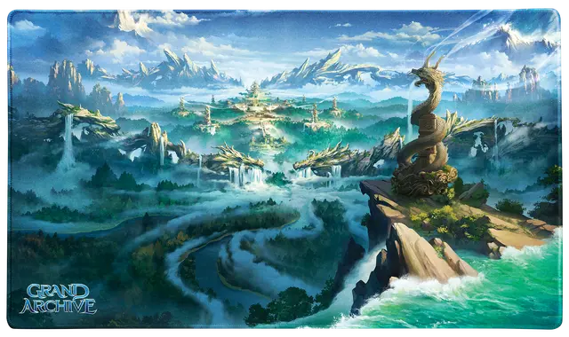 Dragon Shield:  Playmat w/ Tube- 'Grand Archive  Baidi, Oathsworn Palace'
