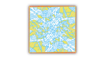 Auto Mat Grainlur White 2 Player Cloth Playmat