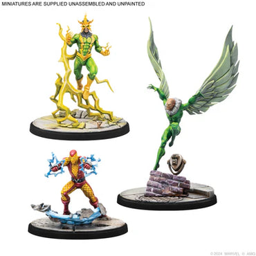 Marvel: Crisis Protocol - Electro & Sandman & Shocker & Vulture Character Pack