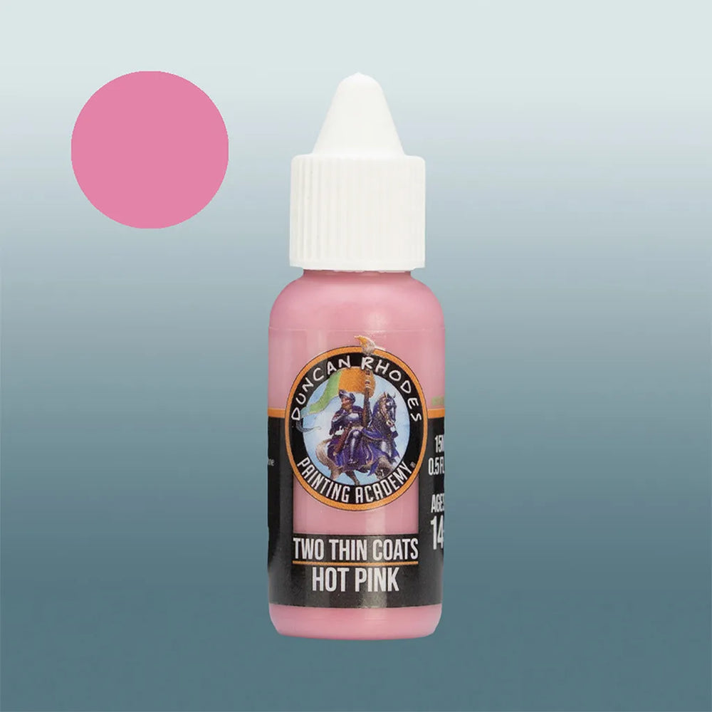 Two Thin Coats: Midtone Paint – Hot Pink