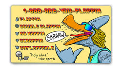 1-800-ARE-YOU-FLAPPIN Playmat