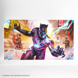 Magic: The Gathering | Marvel Super Heroes Shiny Playmat - Striking Black Panther