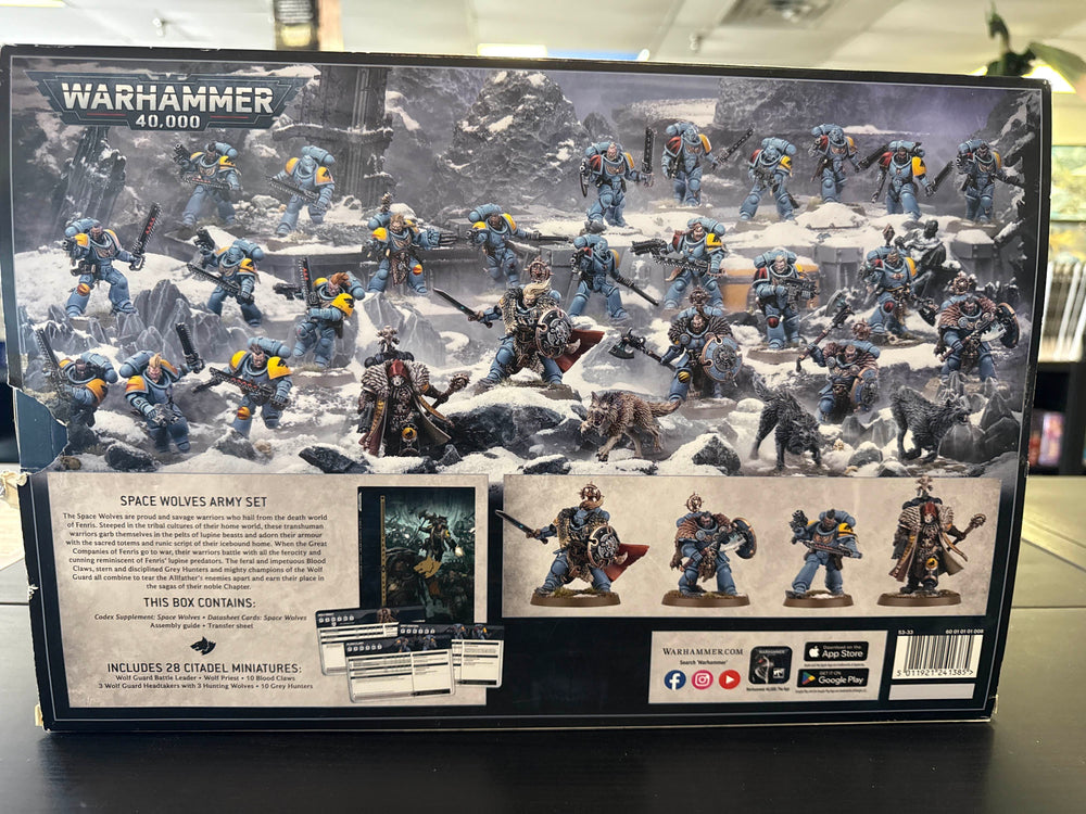 Pre-owned space wolves battle force