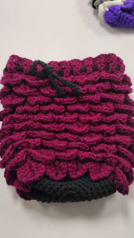 XL Magenta Dragon bag