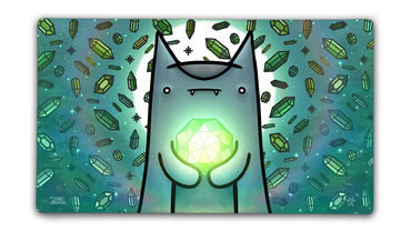 Nox Mortua Green Treasure Playmat