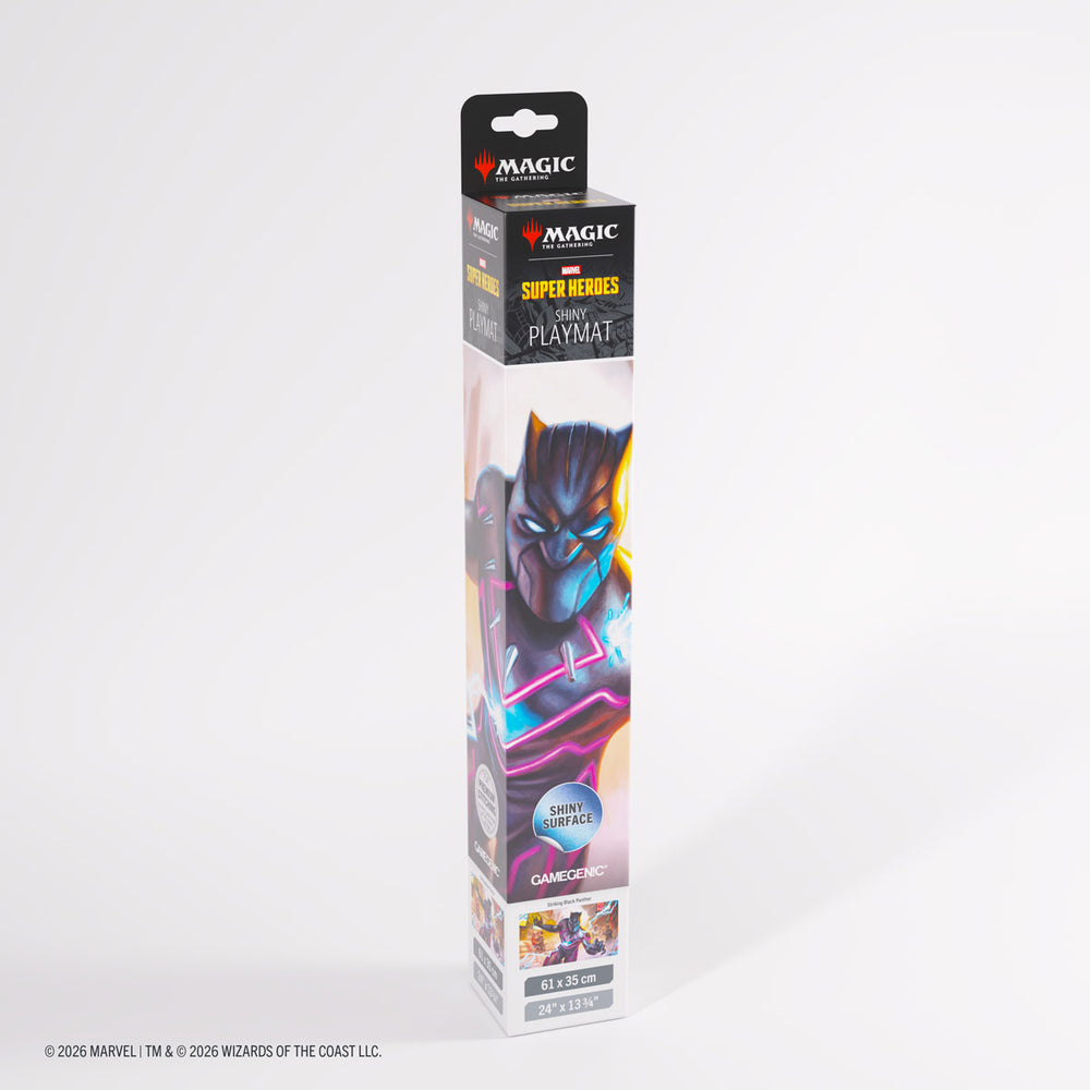 Magic: The Gathering | Marvel Super Heroes Shiny Playmat - Striking Black Panther