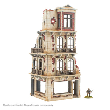 City in Ruins - 4 Storey Building Corner