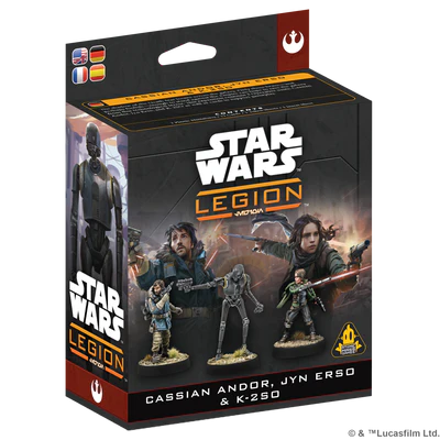Star Wars: Legion – Cassian Andor, Jyn Erso & K-2SO