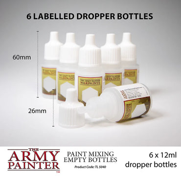 The Army Painter: Tools - Paint Mixing Bottles (Empty)