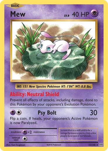 Mew (53/108) [XY: Evolutions]