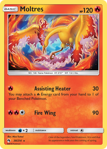 Moltres (38/214) [Sun & Moon: Lost Thunder]