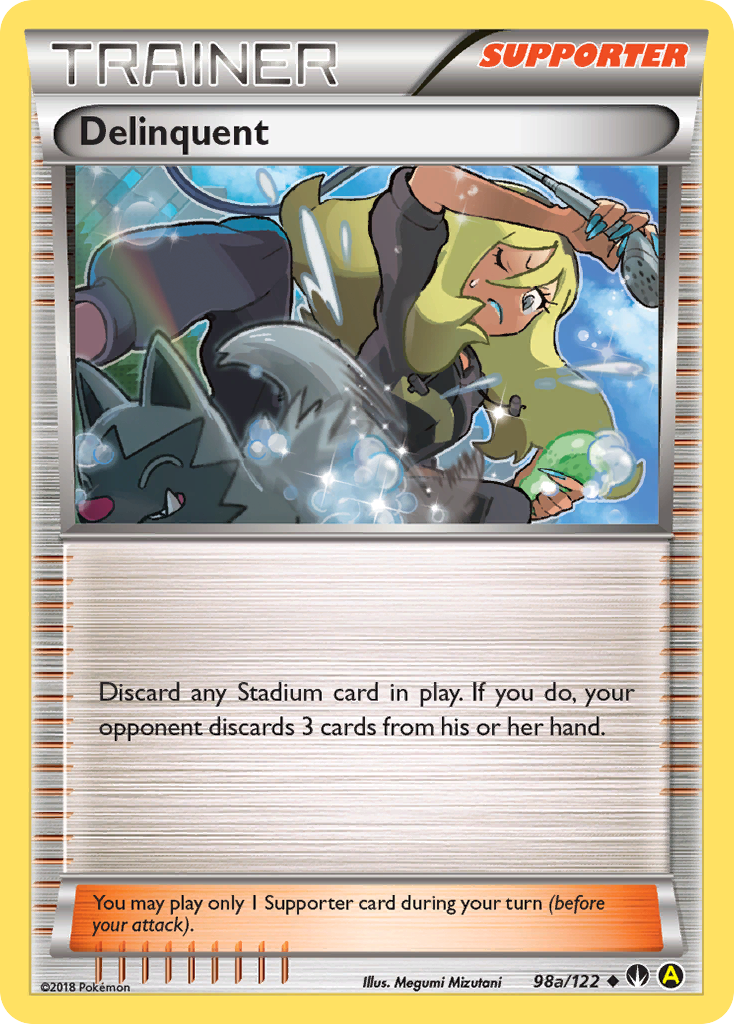 Delinquent (98a/122) [Alternate Art Promos]