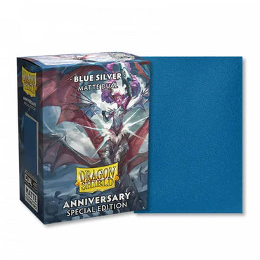 DRAGON SHIELD: DUAL MATTE: COBALT BLUE & SILVER