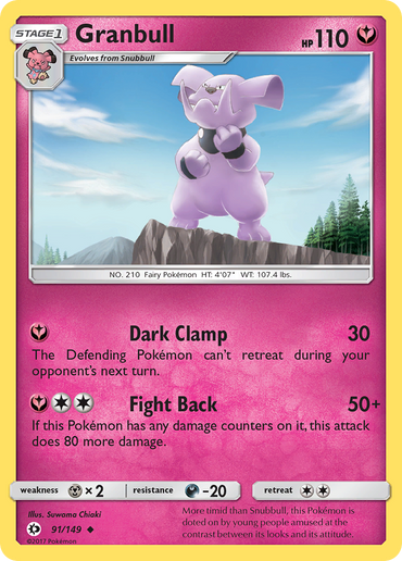 Granbull (91/149) [Sun & Moon: Base Set]