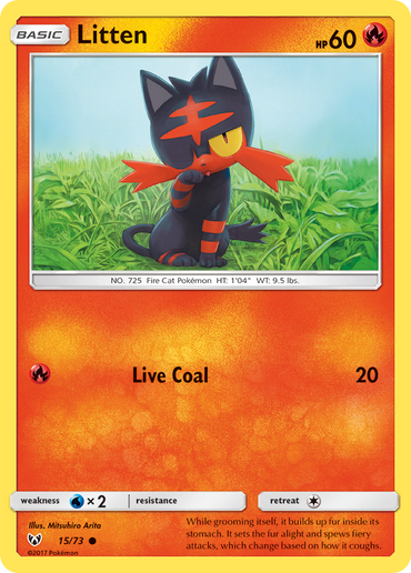 Litten (15/73) [Sun & Moon: Shining Legends]