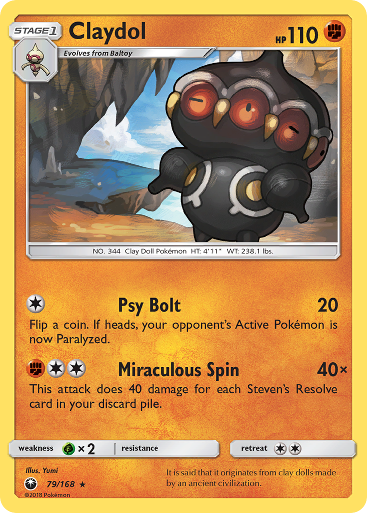 Claydol (79/168) [Sun & Moon: Celestial Storm]