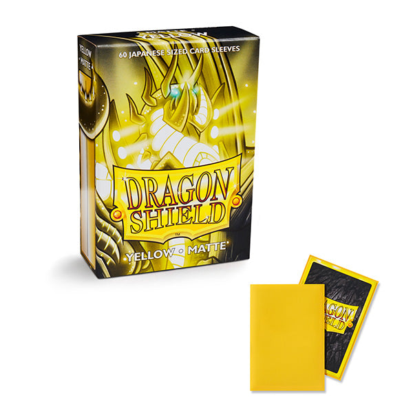 Dragon Shield Sleeves Yellow Japanese Sized