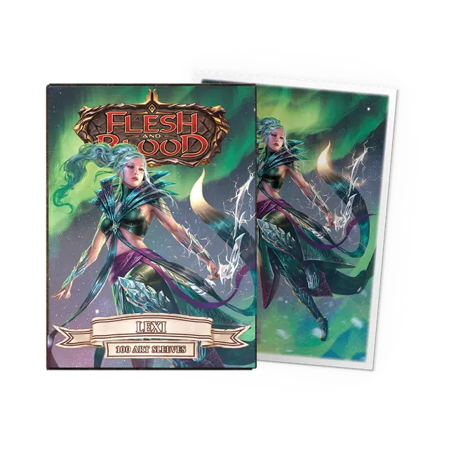 Dragon Shield  Sleeves: Standard- Matte 'Flesh  & Blood Lexi' Art