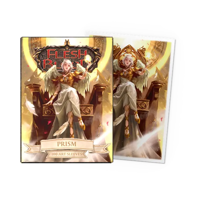 Dragon Shield  Sleeves: Standard- Matte 'Flesh  & Blood Prism Advent of Thrones'  Art, Limited Edition