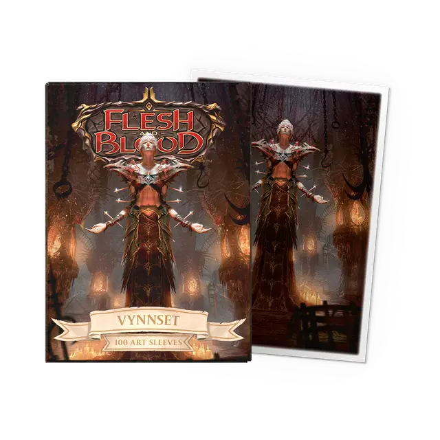 Dragon Shield  Sleeves: Standard- Matte 'Flesh  & Blood Vynnset' Art, Limited  Edition