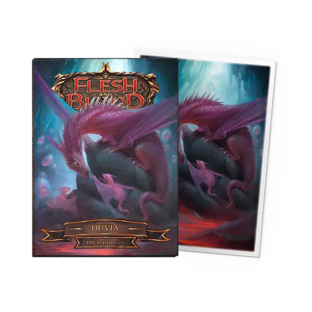 Dragon Shield  Sleeves: Standard- Matte 'Flesh  & Blood Ouvia' Art, Limited  Edition