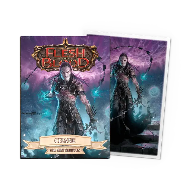 Dragon Shield  Sleeves: Standard- Matte 'Flesh  & Blood Chane' Art