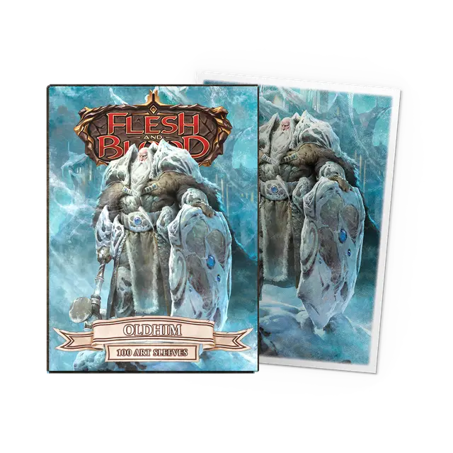 Dragon Shield  Sleeves: Standard- Matte 'Flesh  & Blood Oldhim' Art