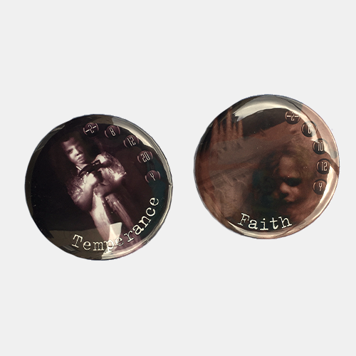 Faith & Temperance  (Lunch Money Button Men)