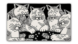 Cat Game Night Playmat