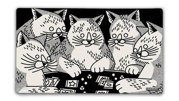 Cat Game Night Playmat
