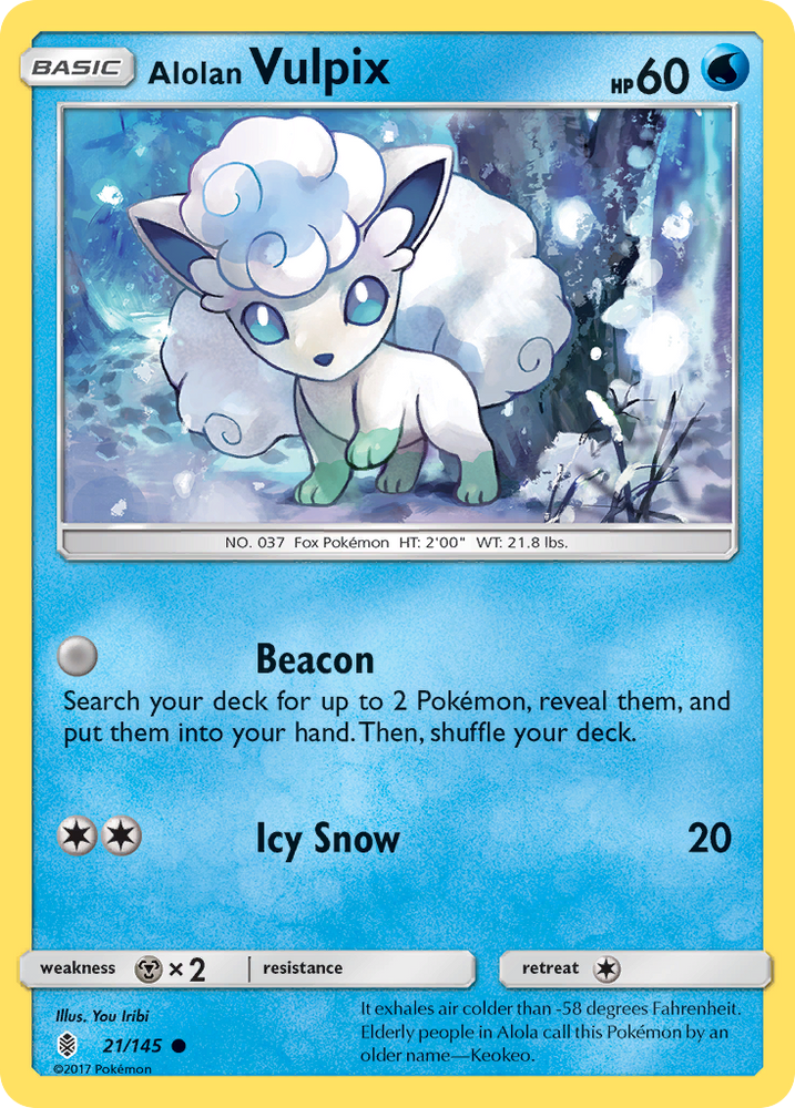 Alolan Vulpix (21/145) [Sun & Moon: Guardians Rising]