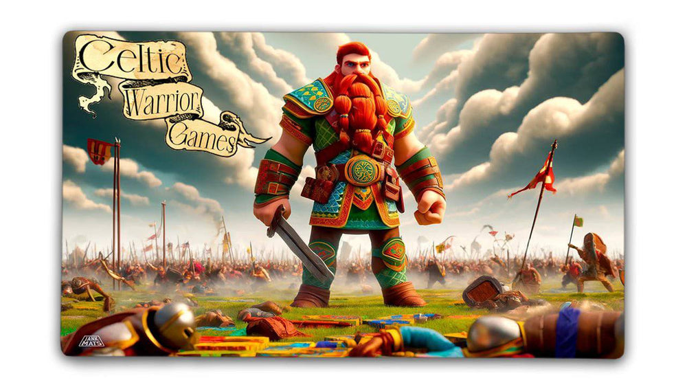 Celtic Warrior TCG Playmat
