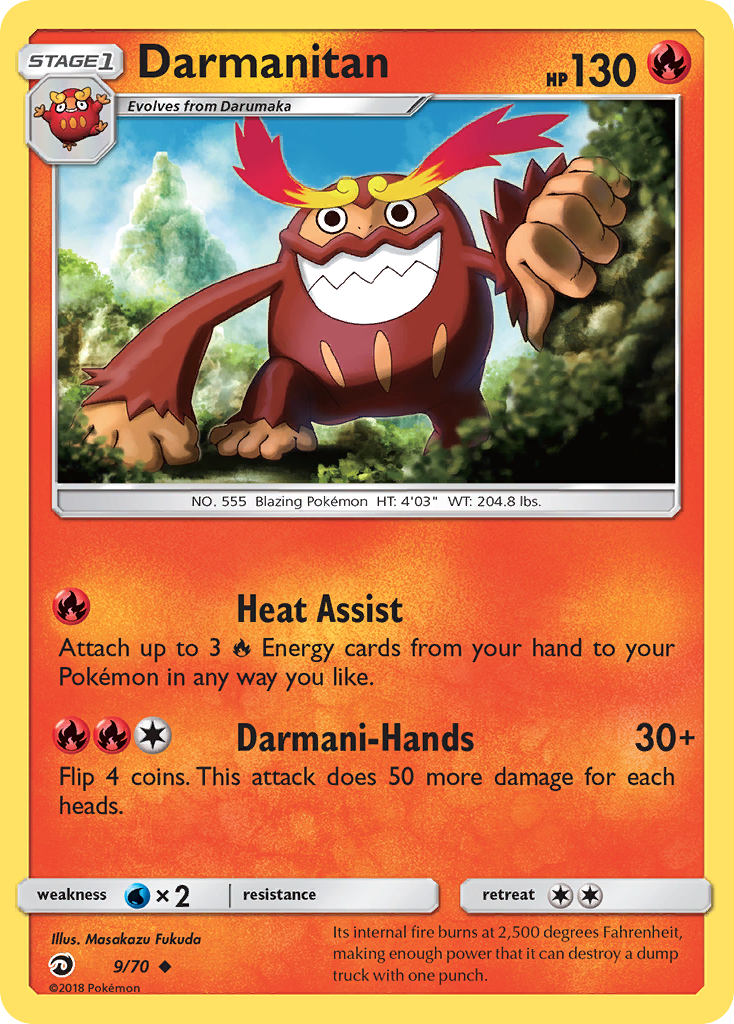 Darmanitan (9/70) [Sun & Moon: Dragon Majesty]