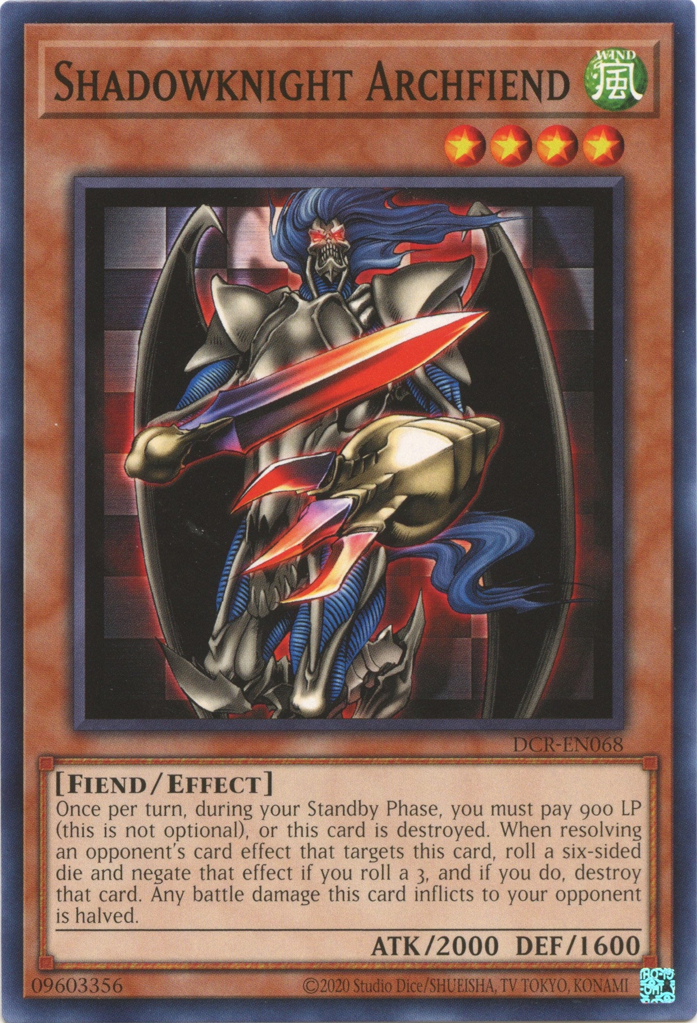 Shadowknight Archfiend (25th Anniversary) [DCR-EN068] Common