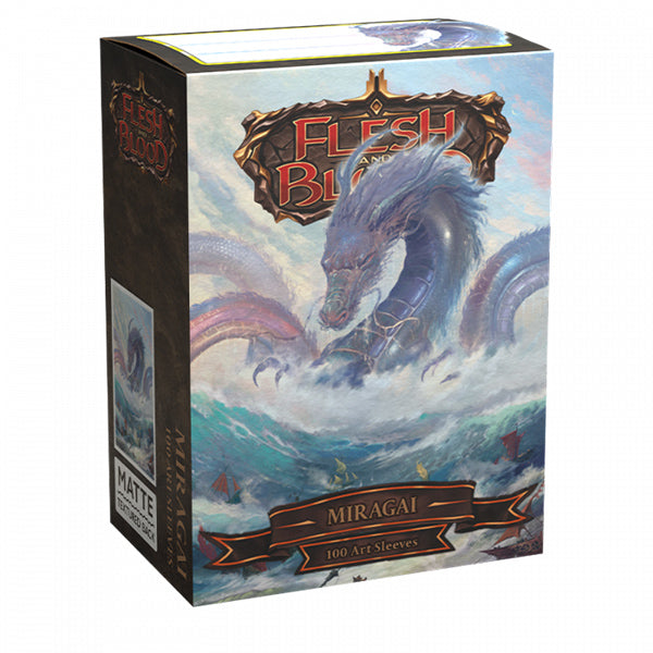 Dragon Shield  Sleeves: Standard- Matte 'Flesh  & Blood Miragai' Art, Limited  Edition