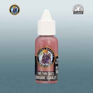 Two Thin Coats Paints: Sanguine Scarlet