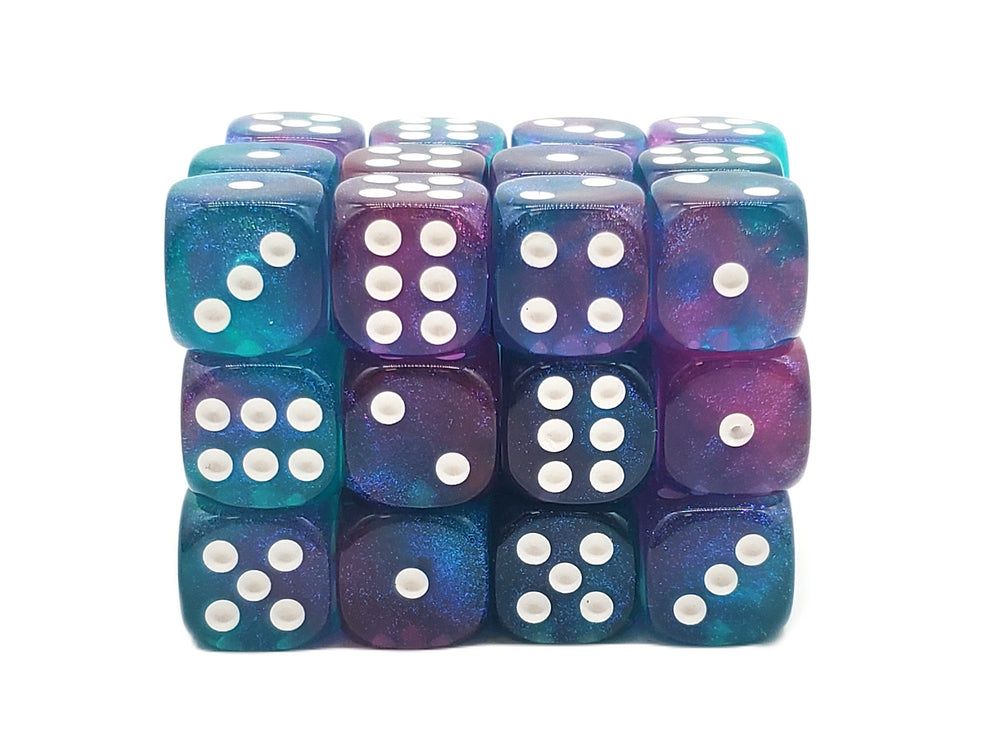 Old School 36ct 12mm D6 Dice Set: Galaxy - Northern Lights