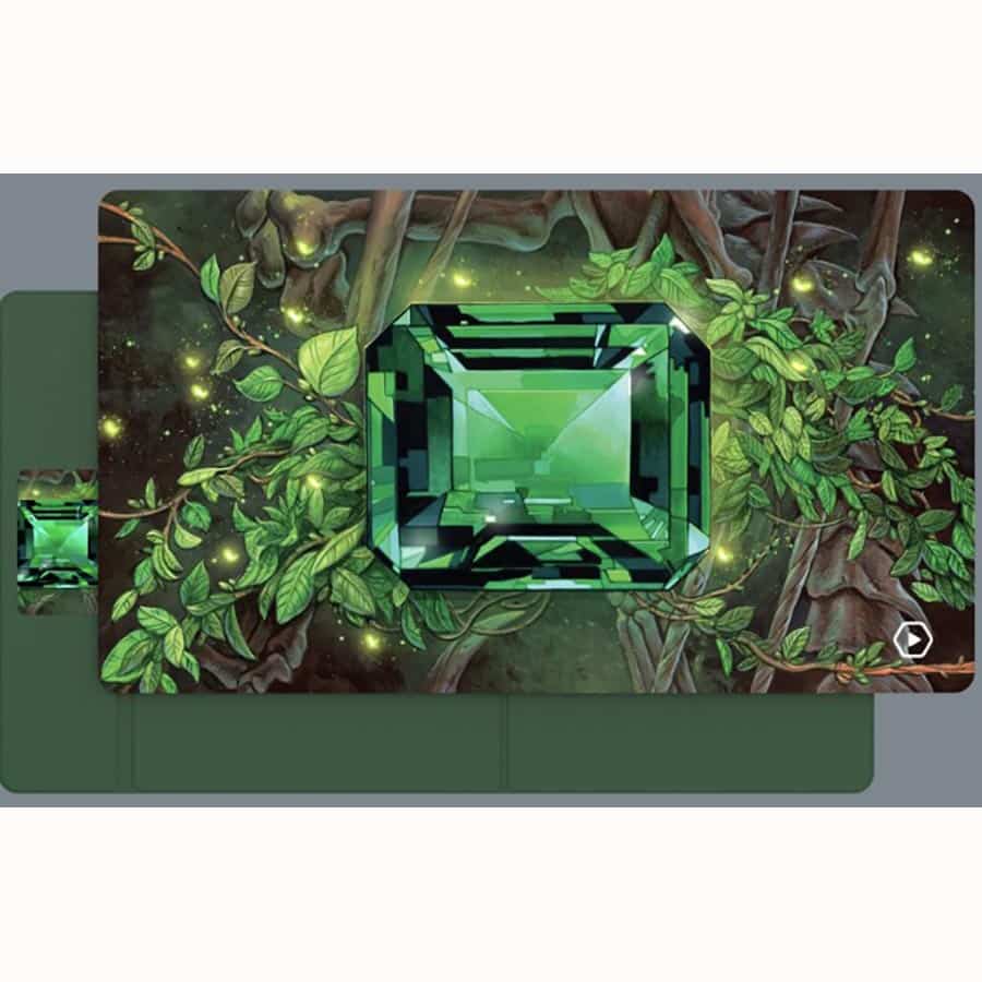 HEAVY PLAY: ETB PLAYMAT ART MASTERS: CHRIS SEAMAN EMERALD