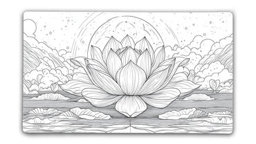 Lotus | Color Your Own Playmat Set