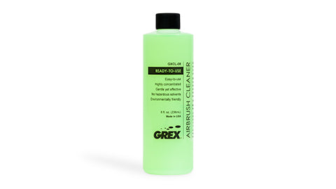 GXCL08 - Grex Airbrush Cleaner - 8oz - Ready-to-Use