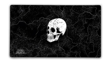 Mono Black Skull Gaming Mat