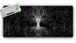 Mono Green BW Gaming Mat