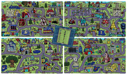 My Town Bundle Set | 4 Playmats and Commander Zone