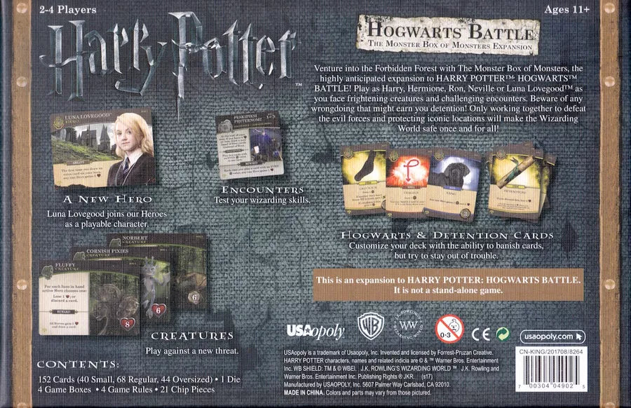 Harry Potter: Hogwarts Battle – The Monster Box of Monsters Expansion